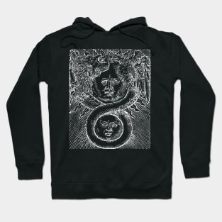 Alchemy - Alze Philosopher Stone Medieval Woodcut Hoodie